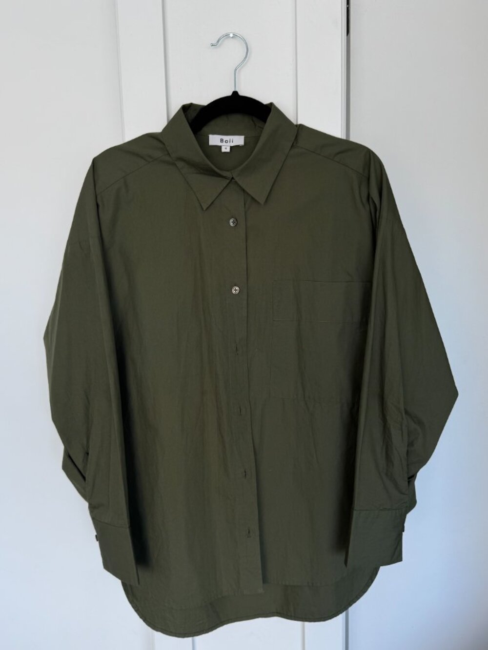 Boii Studios Copenhagen Army Green Button Up